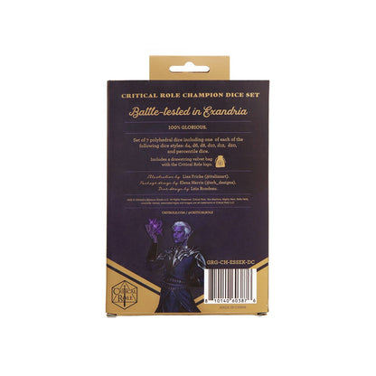 Darrington Press - Critical Role Champion Dice Set: Essek Thelyss
