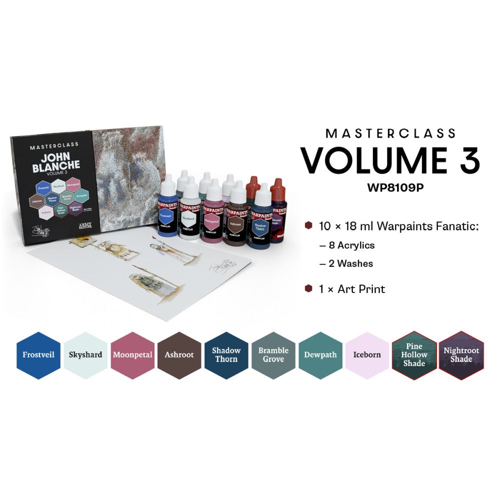 The Army Painter John Blanche Masterclass: Vol. 3 – product and packaging