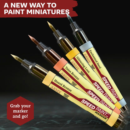 The Army Painter Speedpaint Marker: Metallics Set – contents and painting information