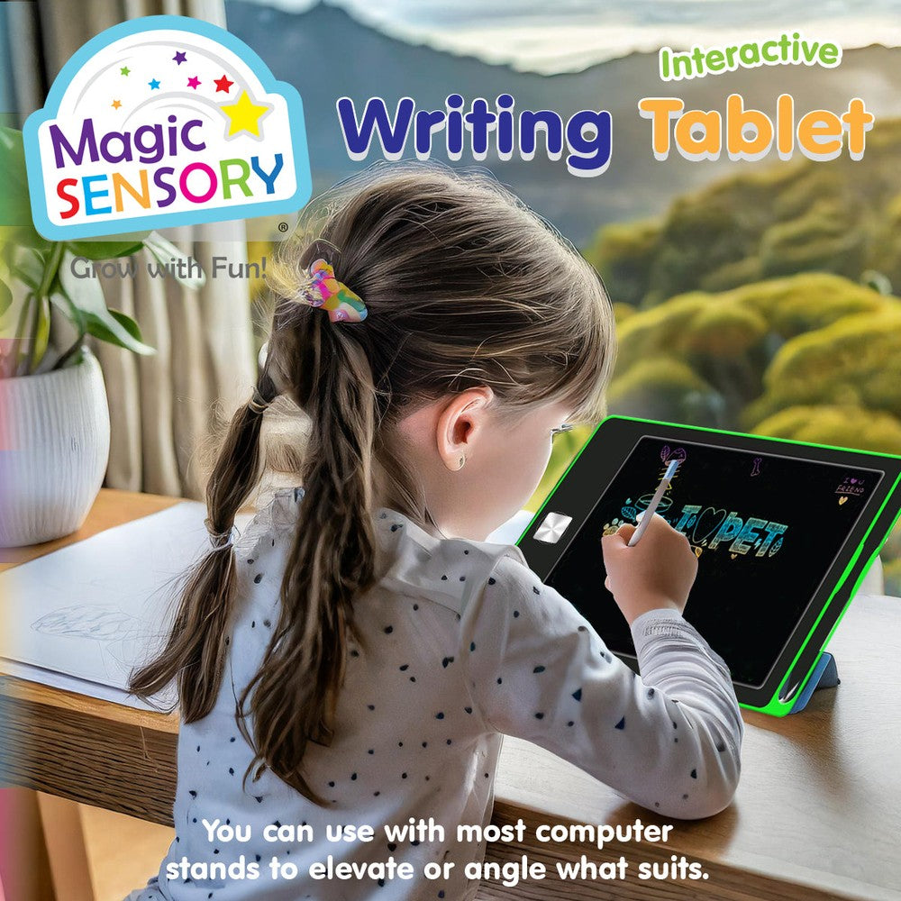 "8.5"" Interactive LCD Writing Tablet - Green Dino (USB Rechargeable)"