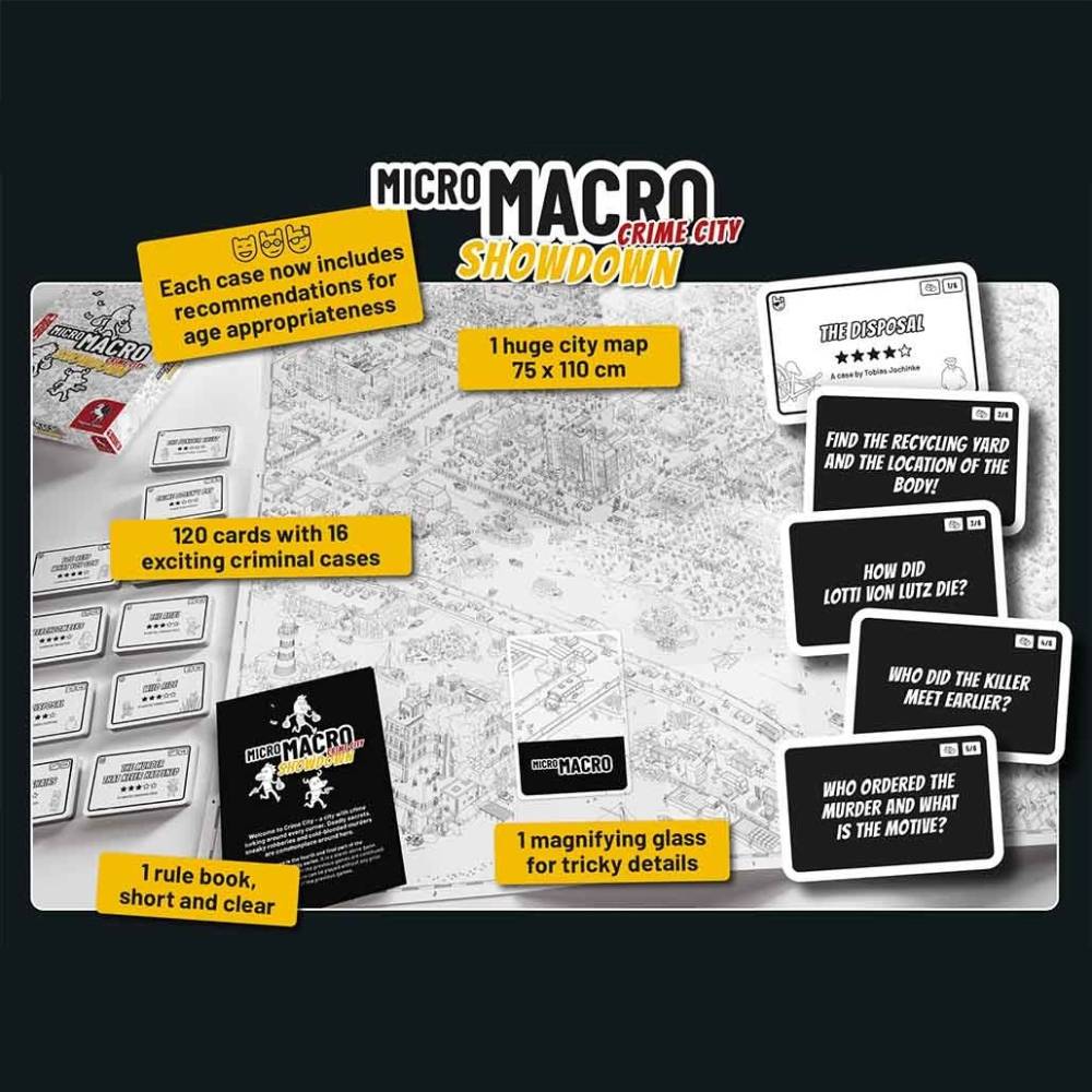 MicroMacro: Crime City – Showdown – Showdown game box back