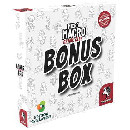 MicroMacro: Crime City – Bonus Box Expansion – Bonus Box expansion packaging