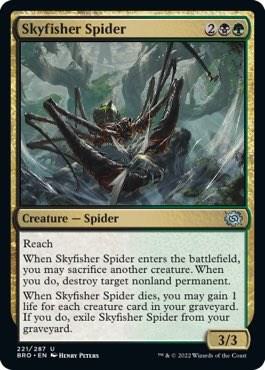 Magic the Gathering Skyfisher Spider - HobbiXchange