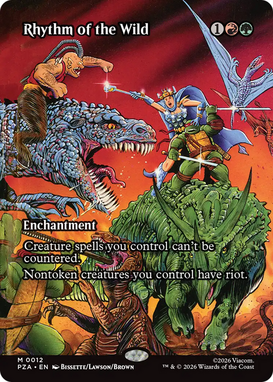 Rhythm of the Wild (Borderless) [Teenage Mutant Ninja Turtles Eternal-Legal] (FOIL)