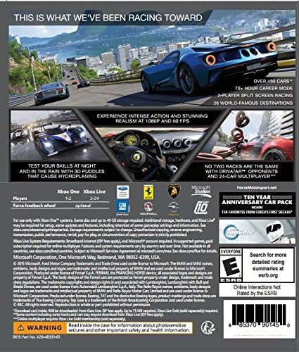 Forza 6 for Xbox One
