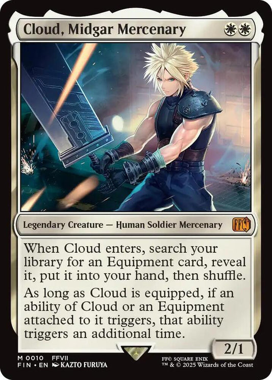 Magic the Gathering Cloud, Midgar Mercenary - HobbiXchange