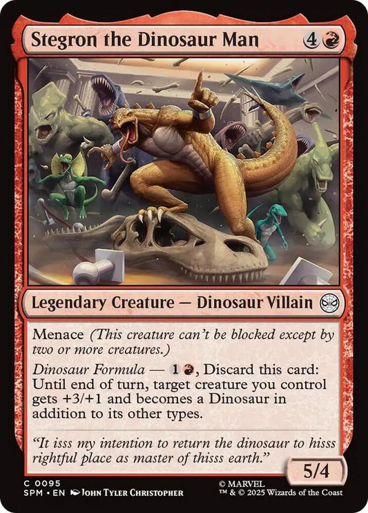 Magic the Gathering Stegron the Dinosaur Man - HobbiXchange