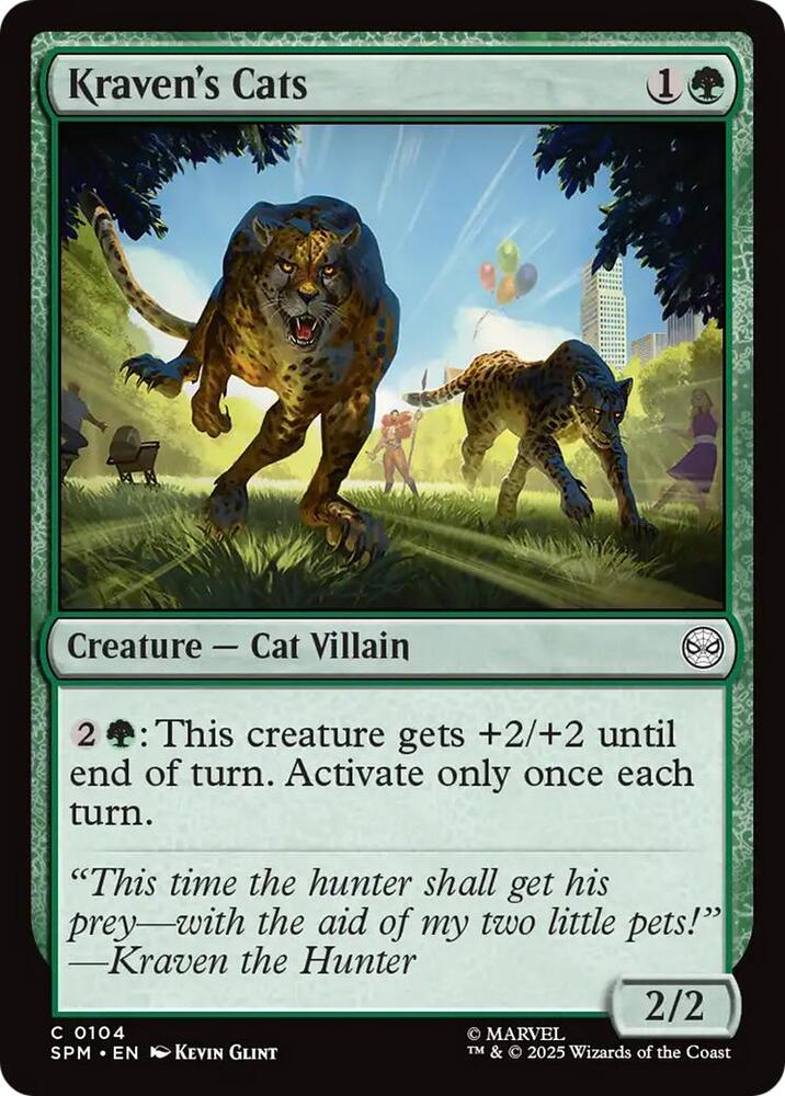 Magic the Gathering Kraven's Cats - HobbiXchange