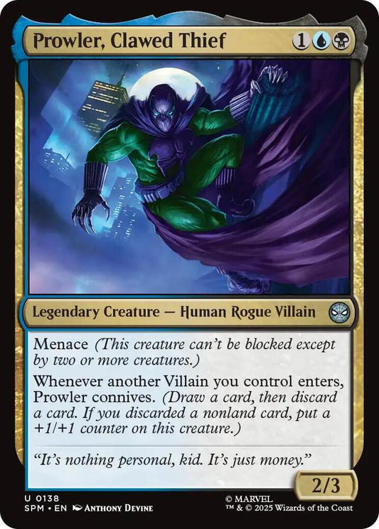 Magic the Gathering Prowler, Clawed Thief - HobbiXchange