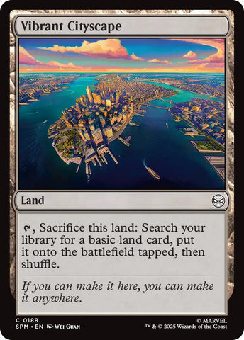 Magic the Gathering Vibrant Cityscape - HobbiXchange