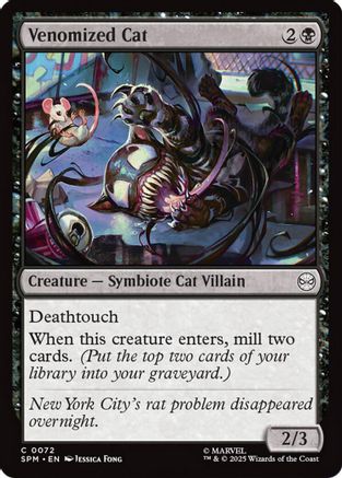 Magic the Gathering Venomized Cat - HobbiXchange