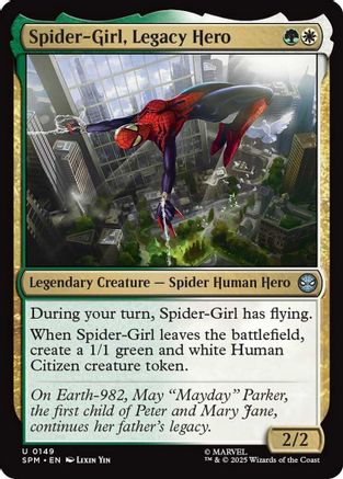 Magic the Gathering Spider-Girl, Legacy Hero - HobbiXchange