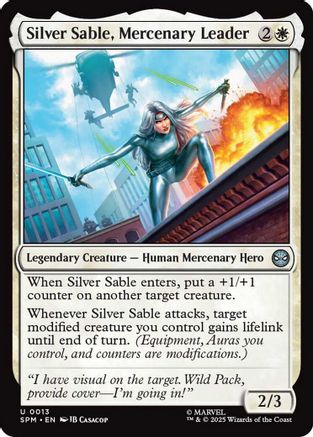 Magic the Gathering Silver Sable, Mercenary Leader - HobbiXchange