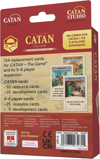 Catan - The Game - Replacement Cards (6th Edition)