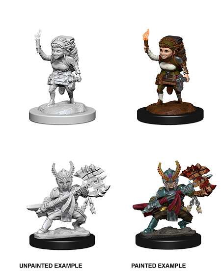 D&D Nolzurs Marvelous Unpainted Miniatures Female Halfling Fighter