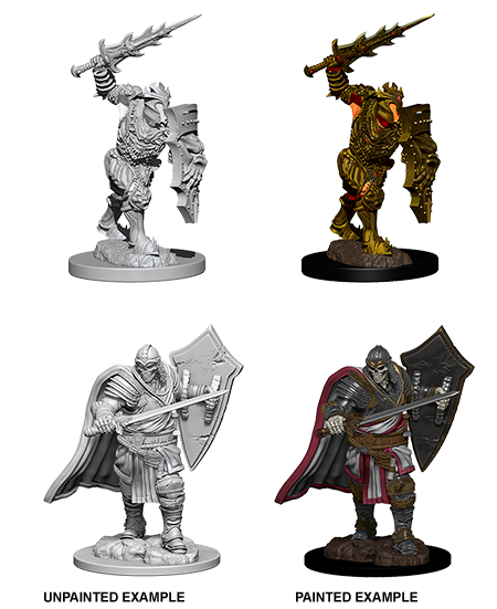 D&D Nolzurs Marvelous Unpainted Miniatures Death Knight & Helmed Horror