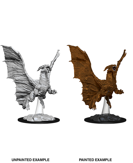 D&D Nolzurs Marvelous Unpainted Miniatures Young Copper Dragon