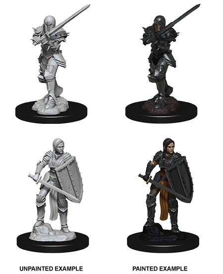 D&D Nolzurs Marvelous Unpainted Miniatures Female Human Fighter