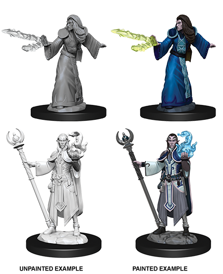 D&D Nolzurs Marvelous Unpainted Miniatures Male Elf Wizard