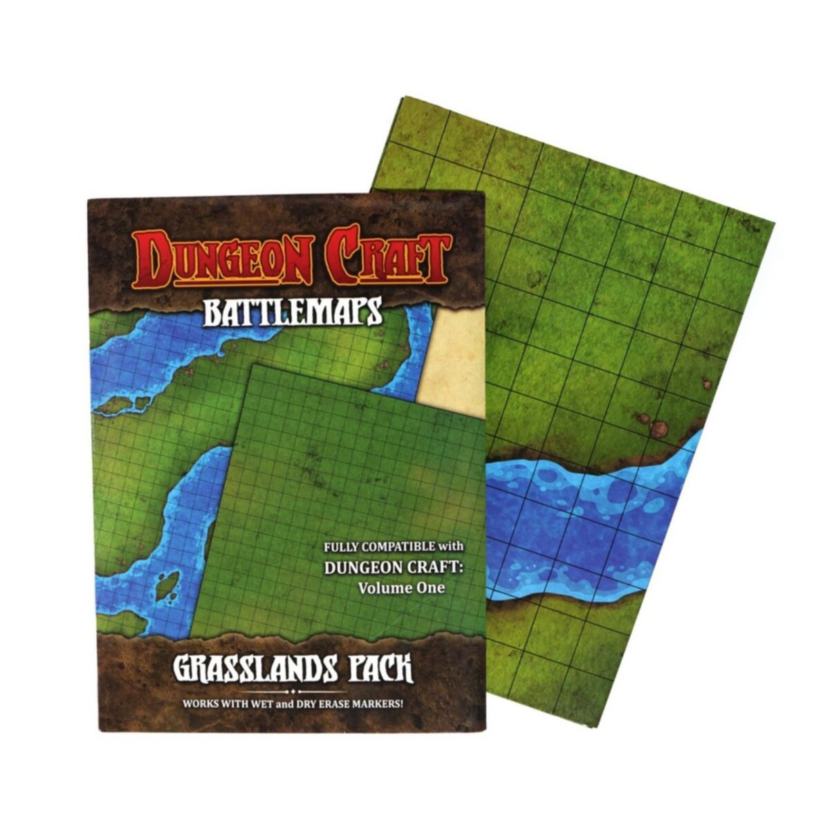 1985 Games Grasslands Double-Sided Battle Map
