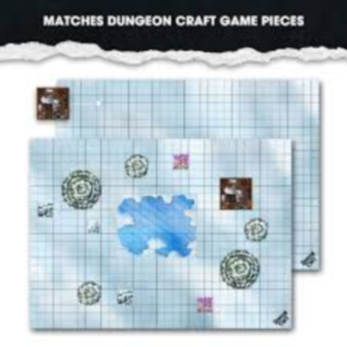 1985 Games Wood & Snow Double-Sided Battle Map