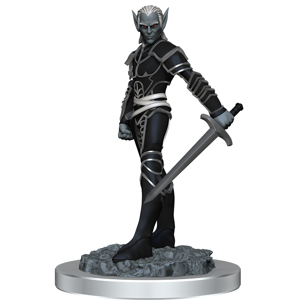 D&D Nolzurs Marvelous Miniatures Drow Fighters