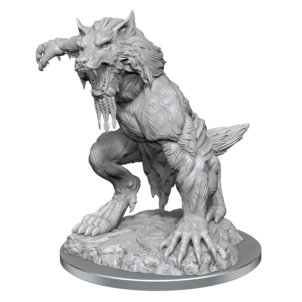 Critical Role Unpainted Miniatures Fey Werewolves