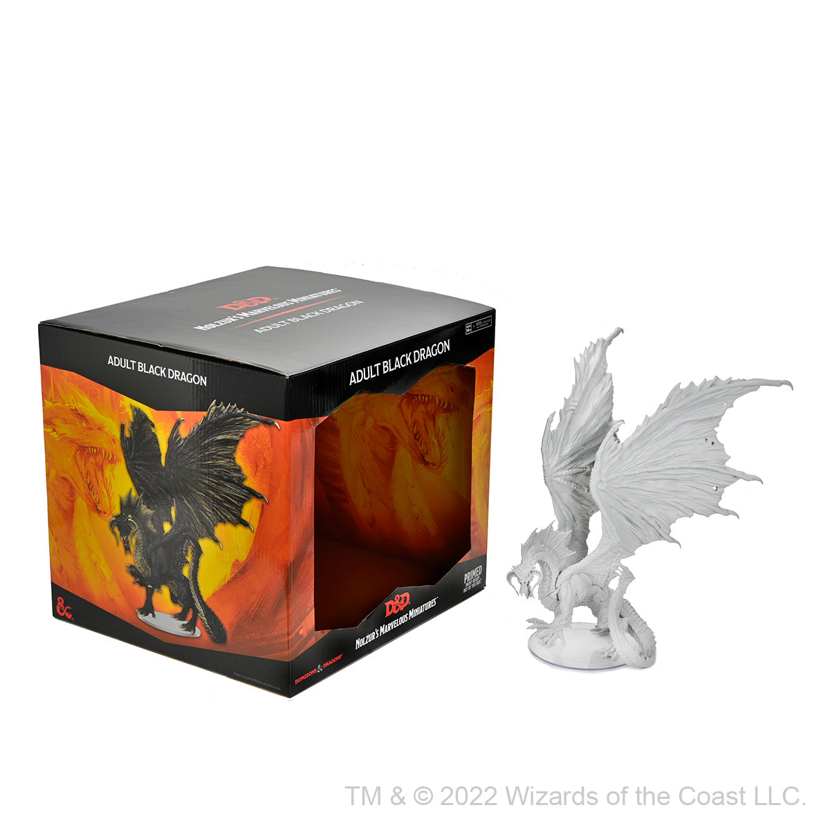 D&D Nolzurs Marvelous Miniatures Adult Black Dragon