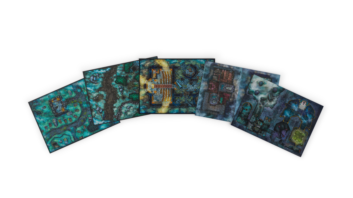 D&D Ravenloft the Horrors Within Map Pack (Preorder)