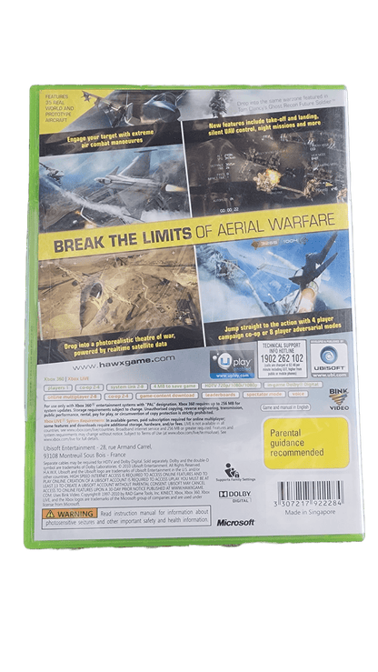 Tom Clancy's H.A.W.X 2 (XBOX 360) **COMPLETE** – – HobbiXchange Christchurch NZ