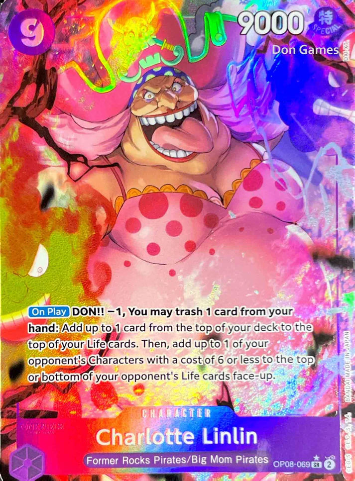 Charlotte Linlin Character Card Alternate Art OP08-069 – Trading Cards – HobbiXchange Christchurch NZ