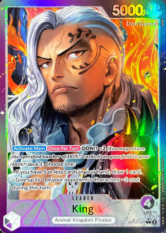 King Leader Card Alternate Art OP08-057