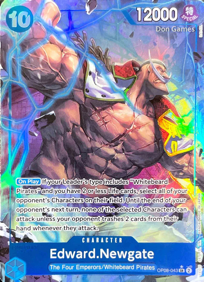 Edward. Newgate Character Card Alternate Art OP08-043 – Trading Cards – HobbiXchange Christchurch NZ
