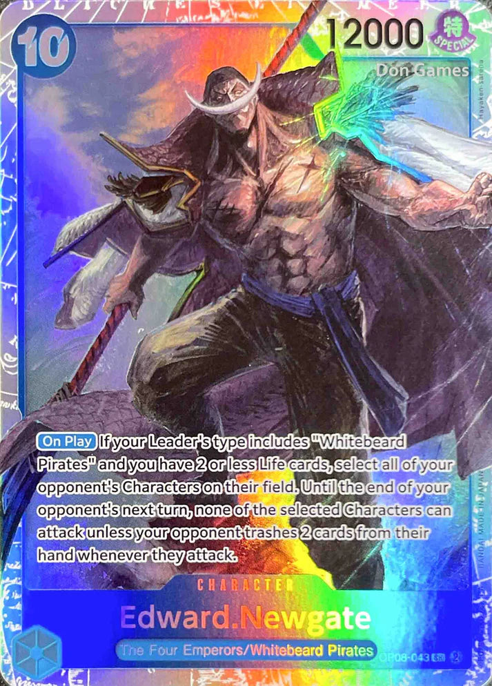 Edward. Newgate Character Card OP08-043 – Trading Cards – HobbiXchange Christchurch NZ