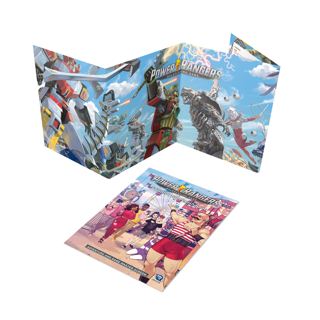 Power Rangers RPG A Glutton for Punishment Adventure & GM Screen