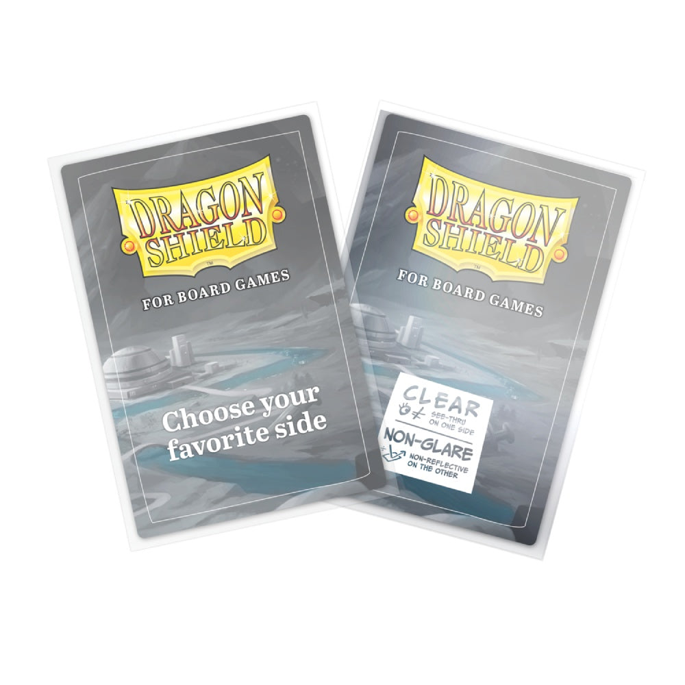Dragon Shield: Board Game Sleeves – Clear Non-Glare – Oversize