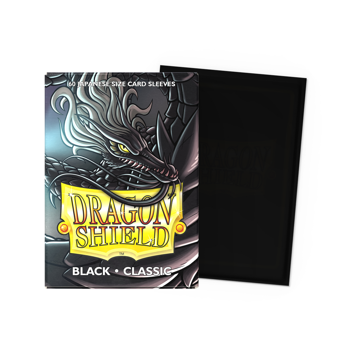 Dragon Shield Black - Classic Sleeves – Japanese – AT10602