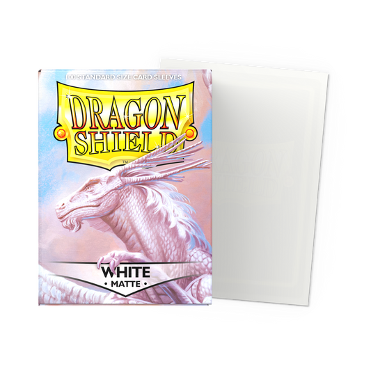 Dragon Shield White - Matte Sleeves – Standard – AT11005