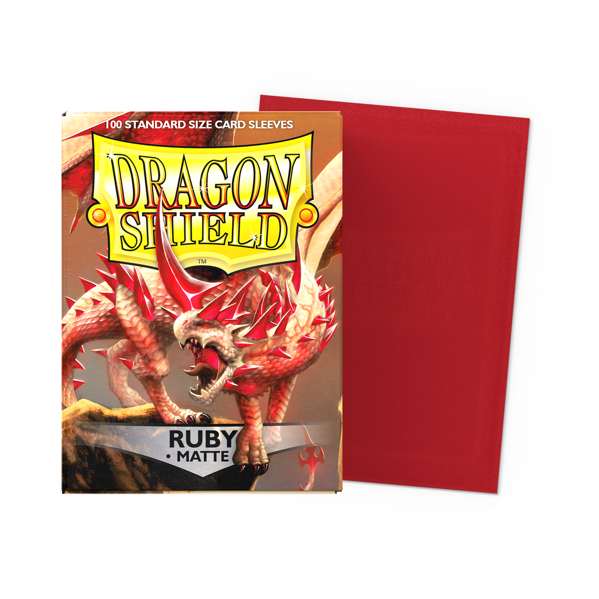 Dragon Shield Ruby - Matte Sleeves – Standard – AT11037