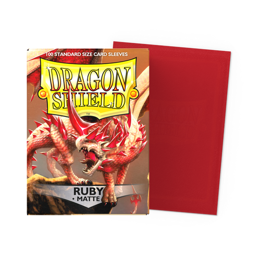 Dragon Shield Ruby - Matte Sleeves – Standard – AT11037