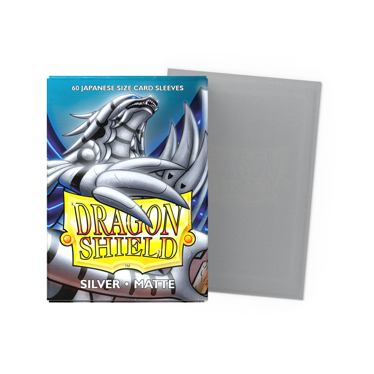 Dragon Shield Silver - Matte Sleeves – Japanese – AT11108