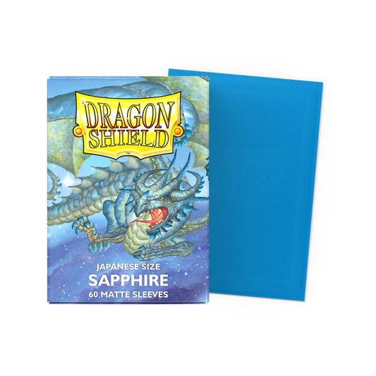 Dragon Shield Sapphire - Matte Sleeves – Japanese – AT11128