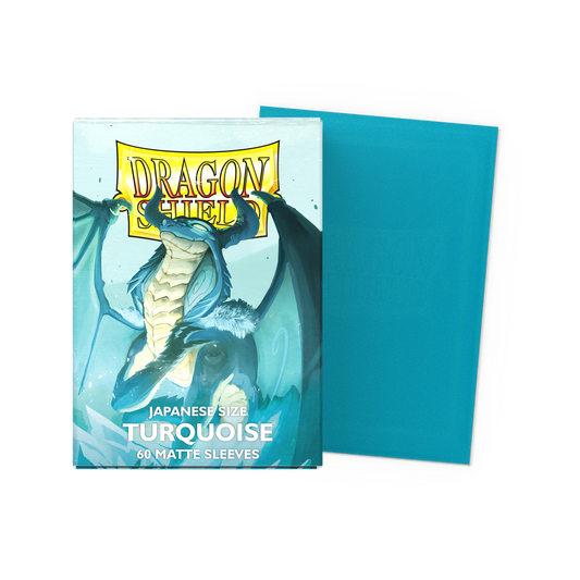 Dragon Shield Turquoise - Players' Choice Matte Sleeves – Japanese – AT11155