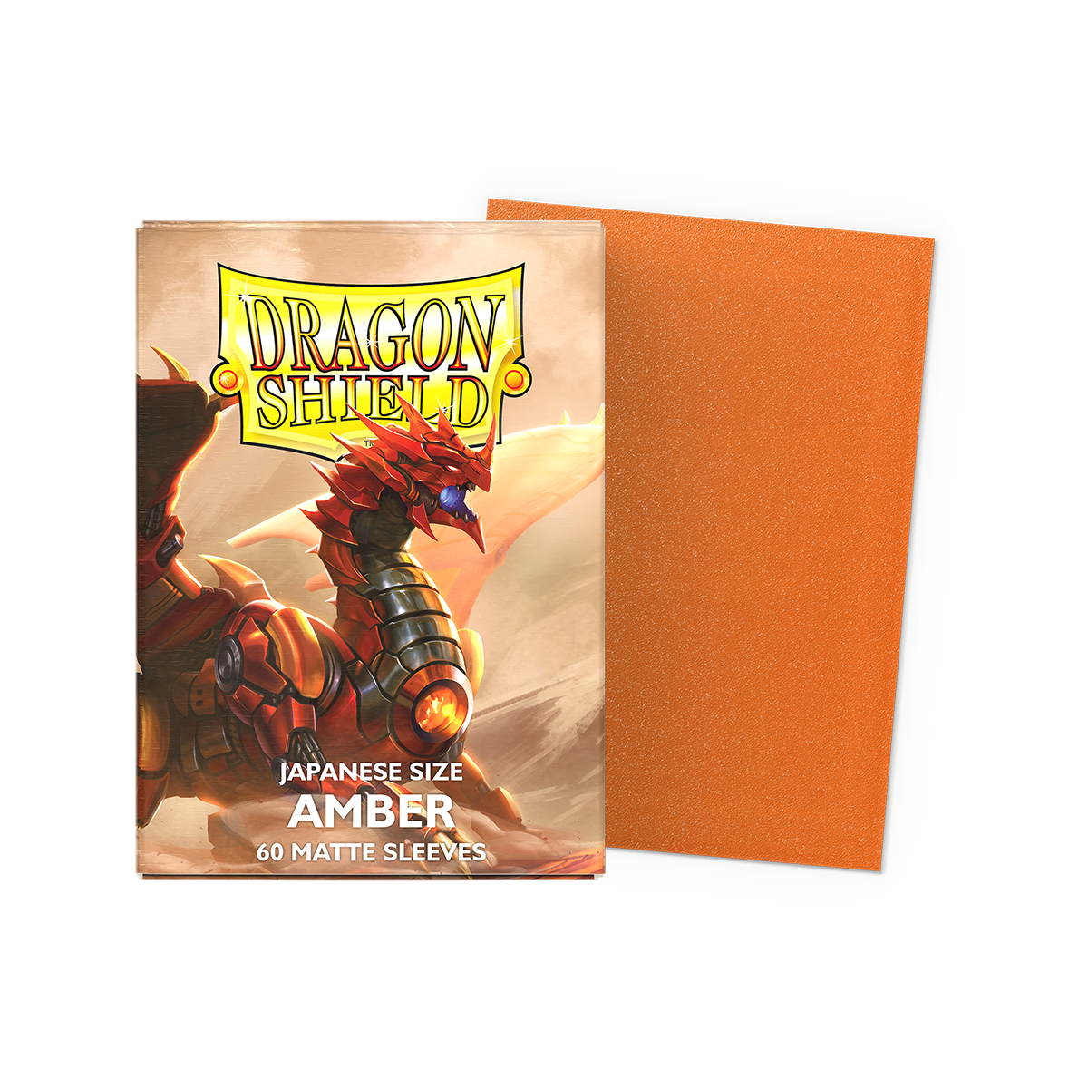 Dragon Shield Amber - Matte Sleeves – Japanese – AT11159