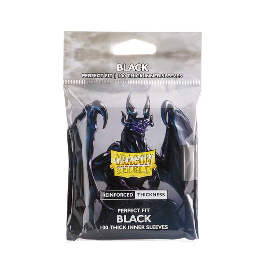 Dragon Shield Perfect Fit - Thick Inner Sleeves - Black – AT13005
