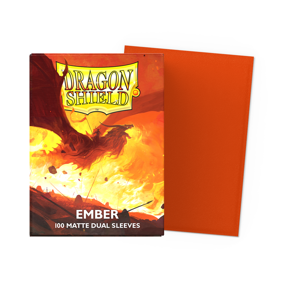 Dragon Shield Ember - Matte Dual Sleeves – Standard – AT15054