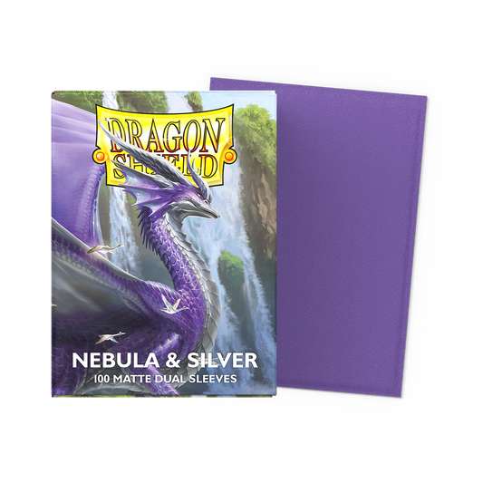 Dragon Shield Nebula & Silver - Matte Dual Sleeves – AT15075
