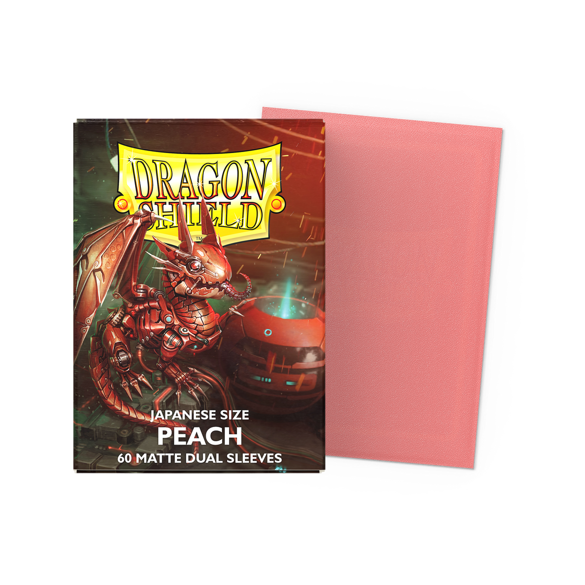 Dragon Shield Peach - Matte Dual Sleeves – Japanese – AT15153