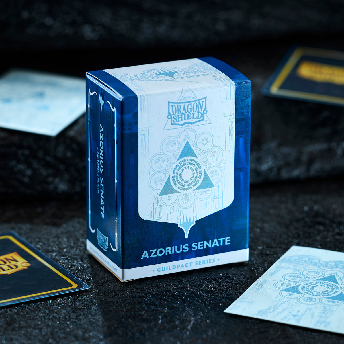 Dragon Shield Guildpact Series - Azorius Senate - Matte Dual Art Sleeves – AT16507