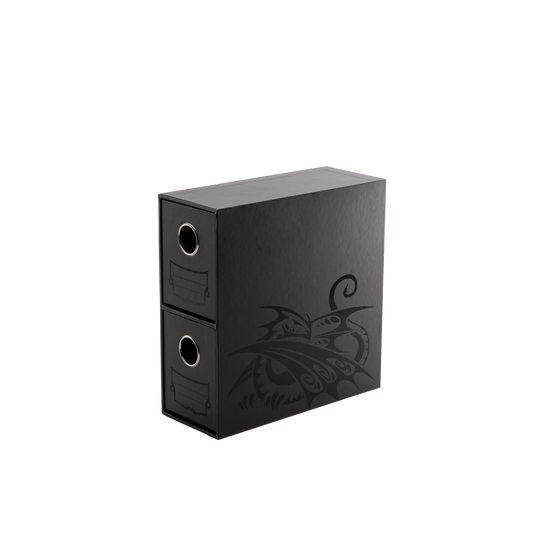 Dragon Shield Fortress - 2-Card Drawers Vertical - Black – AT33706